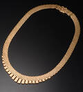 Halskæde af 14 kt guld, ca. 44 gram