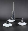 Poul Henningsen. Stammekrone med stel af forkromet metal