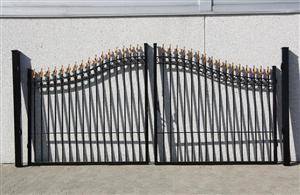 ProGarden Smedejernsport med guldspir 120 cm og stolper 