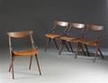 A. Hovmand Olsen. Fire stole af teak 4