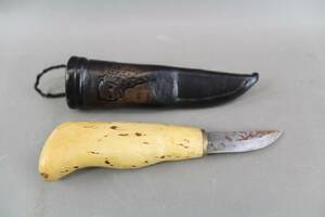 Kniv med skaft i björk