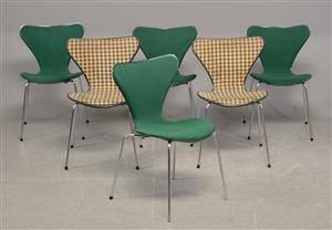 Arne Jacobsen stole model 3107 6 stk 6