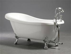 Badekar på løvefødder 