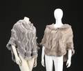 Fire ponchoer af kaninpels, Natures Collection, one size 4 