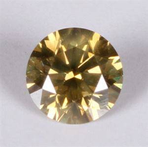 Uindfattet diamant, ca. 0.36 ct