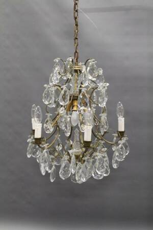 Kristallkrona i barockstil