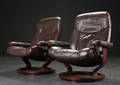 Ekornes. Par Stressless lænestole med betræk af læder 2