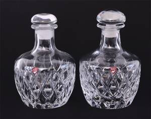 Karaffer med propp ett par, Jan Johansson för Orrefors