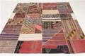 Matta, Kelim patchwork 214 x 191 cm