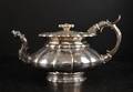 Tekanna i silver, troligen Frankrike, ca 1820-1850