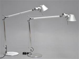 Michele De Lucchi  Giancarlo Fassina. Par Tolomeo Micro arkitektlamper Artemide. 