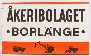 Skylt, Åkeribolaget Borlänge