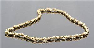 18kt heavy necklace approx 42 gram
