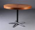 Cirkulært spisebord, 1970erne