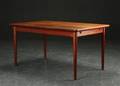Spisebord med hollandsk udtræk, teak, 1950erne, dansk møbelproducent