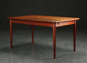 Spisebord med hollandsk udtræk, teak, 1950erne, dansk møbelproducent
