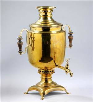 Samovar af messing 