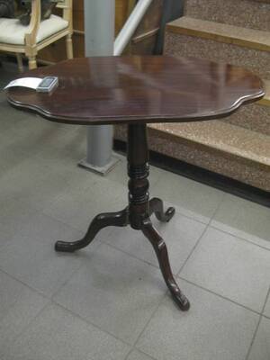 Fällbord, mahogny