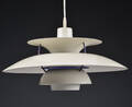 Poul Henningsen. PH5 pendel, hvid