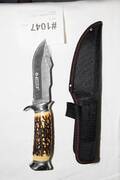 Jaktkniv med slida, L 23 cm