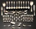 Samling sølvbestik 52.