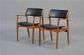 Dansk møbelproducent par armstole i eg 2