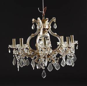 Venitiansk prismekrone med otte arme 