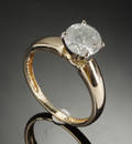 Brilliant solitairering ca. 1.90 ct