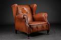 Wingback chair, læder