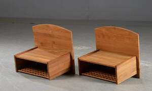 Trip Trap. Et par sengeborde af teaktræ 2 