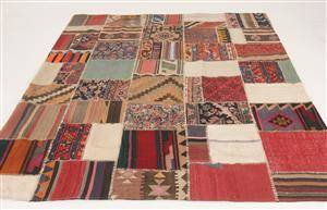 Matta, Kelim patchwork 240 x 212 cm