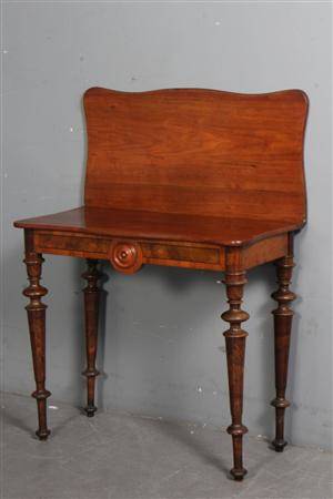 Spillebord i mahogni. Slut 1800-tallet.