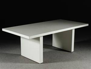 Skrivbord, vitlackerat