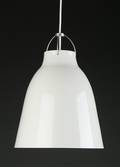 Cecilie Manz for Lightyears. Caravaggio pendel af hvidlakeret metal, model P2