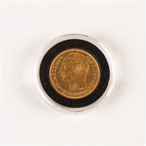 Danmark. 20 kr 1909 guldmønt
