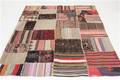 Matta, Kelim patchwork 210 x 175 cm