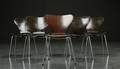 Arne Jacobsen. Seks Syveren stole, model 3107 6