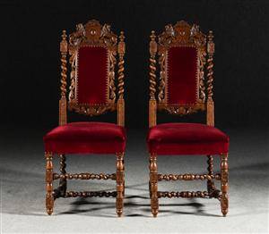 Stolar, ek, nyrenässans, 1800-talets senare del 2