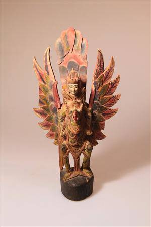 Asiatische Figur Holz