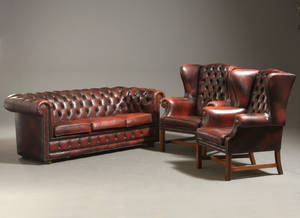 Sofagruppe i Chesterfieldstil 3