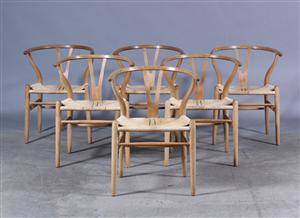 H. .J. Wegner. Y-stole, massivt egetræ 6