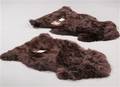 To New Zealandske lammeskind. Farve Chocolate 2