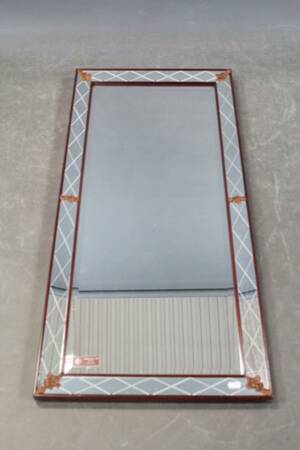 Spegel Atlejé glas  trä Hovmantorp