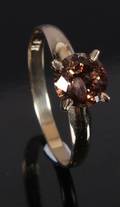 Solitaire ring ca. 1.08 ct.