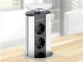EVOline powerport med to jordstik og to USB stik