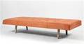 Michael Christensen, Rough3 daybed, cognacfarvet anilin-læder