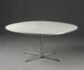 Arne Jacobsen  Piet Hein  Bruno Mathsson. Supercirkulært sofabord 