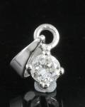18kt diamond pendant approx. 0.20ct