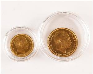 Danmark. 10 og 20 kr 1913 guldmønter 2