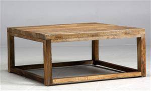 Sofabord, massiv elmetæ 